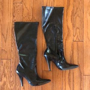 BCBGIRLS Black Leather Boots